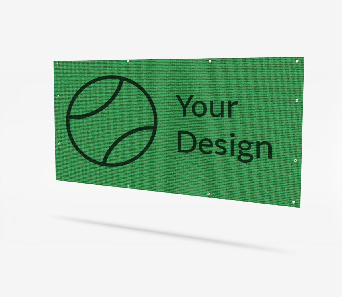 Brise-vent tennis publicitaire extérieur