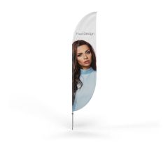Beachflags Crest con impresión personalizada
