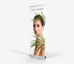 Printed roll-up film for advertising display systems