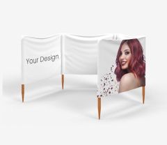 Custom printed wind screens