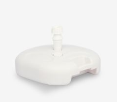 Socle en plastique pour parasol de plage à remplir avec de l’eau ou du sable