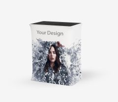 Portable promotional counter with printed graphic
