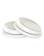 Tapa blanca para vaso de 100 ml