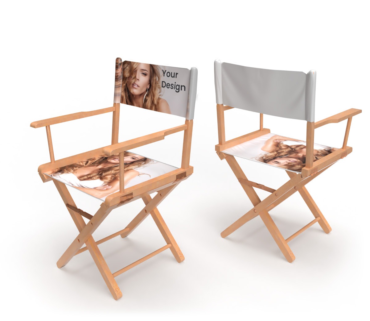 Chaises metteurs en scène personnalisées – chaises pliantes