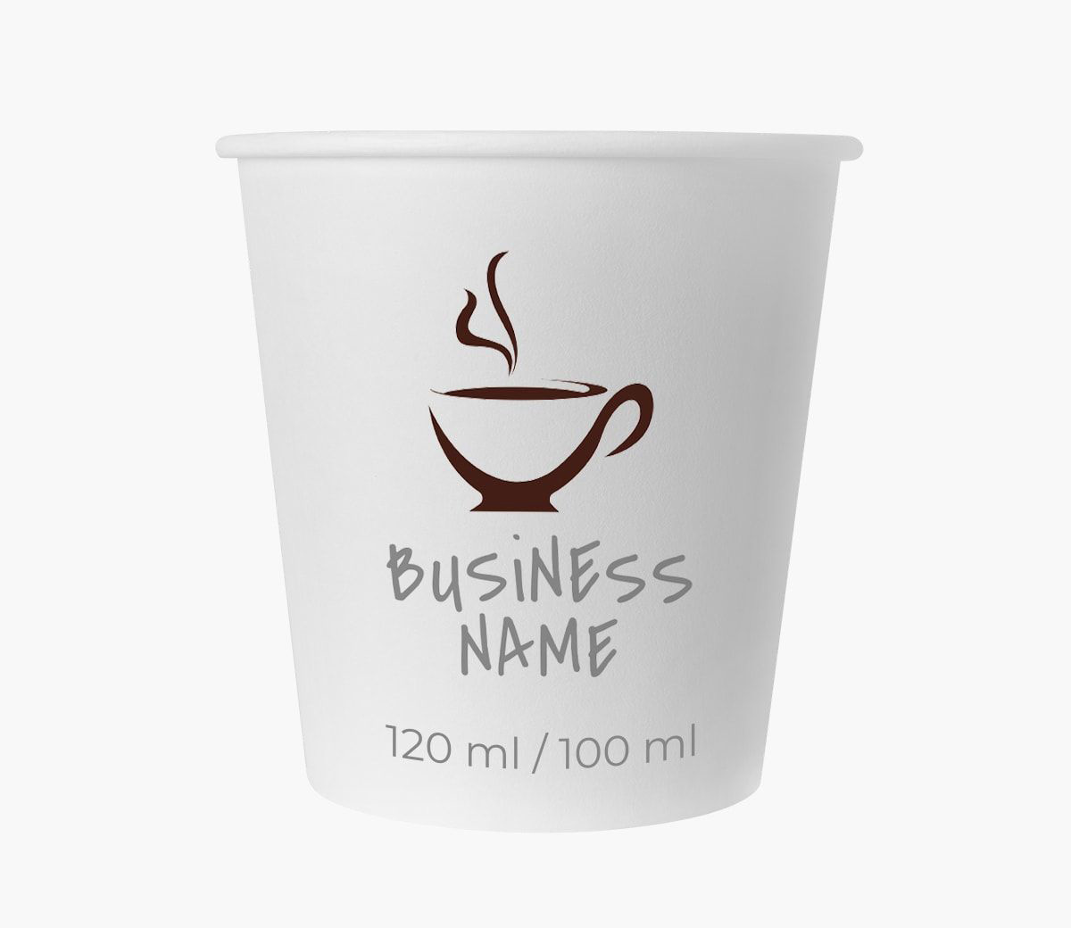 Gobelets jetables personnalisés 120 ml