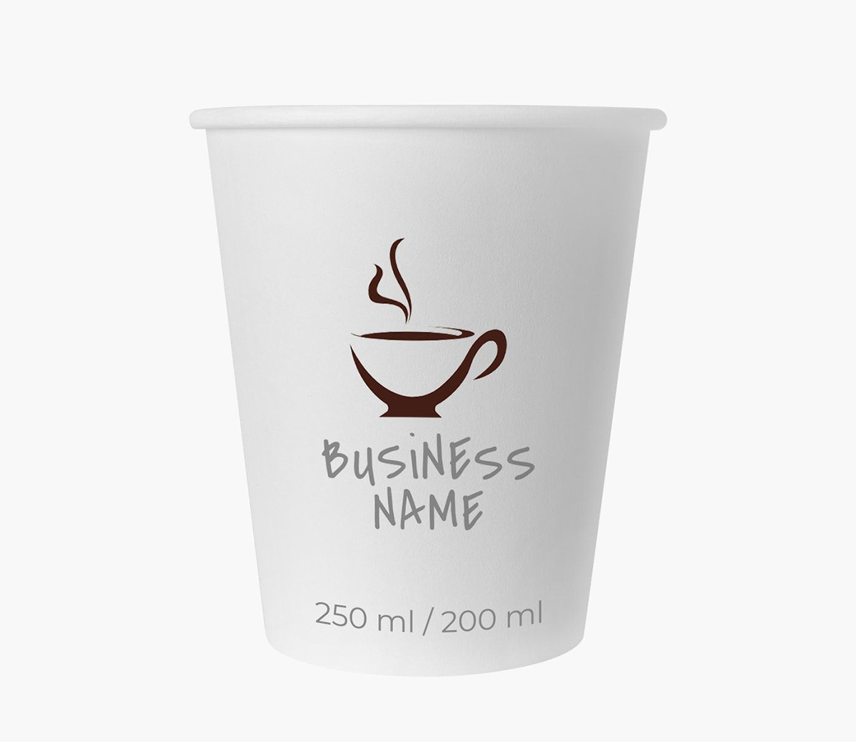 Gobelets en papier personnalisés 250 ml