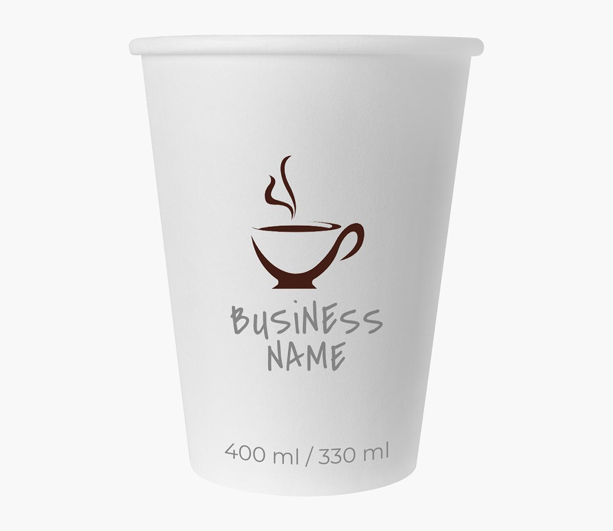 Gobelets en papier personnalisés 400 ml