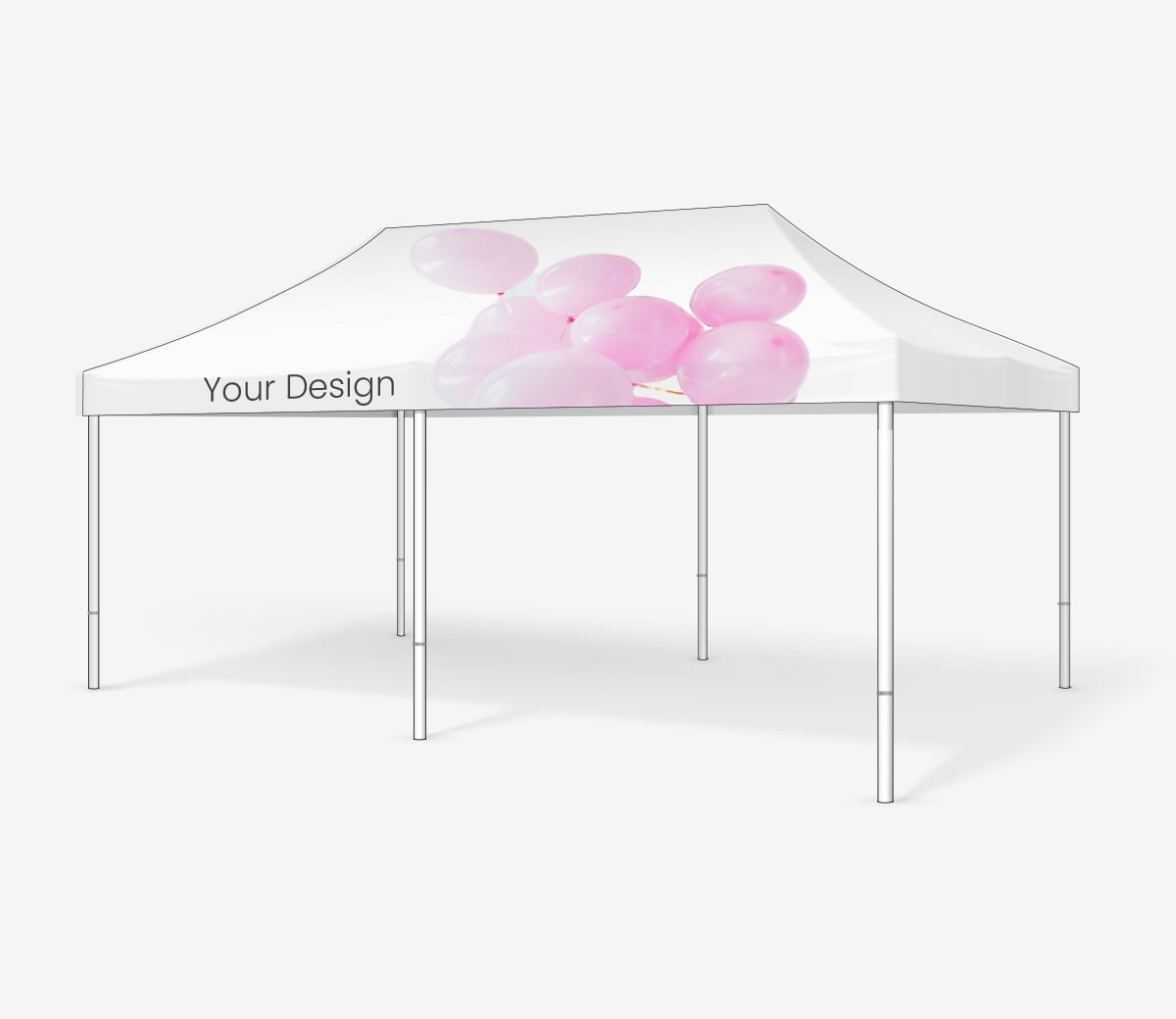 Tente publicitaire 3x6 m extérieure