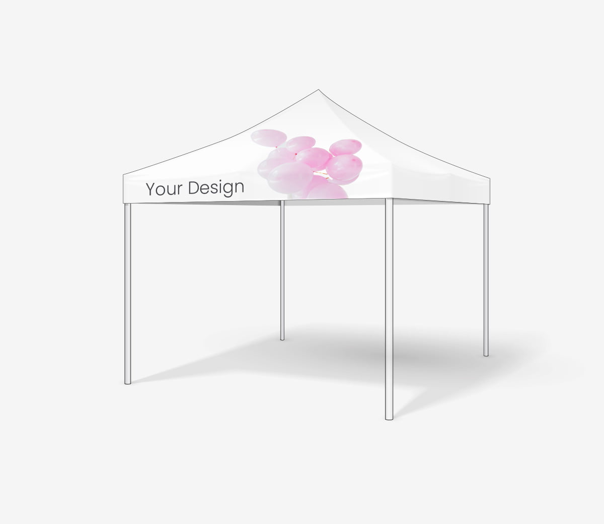 Tente publicitaire 3x3 m – tente événementielle avec logo