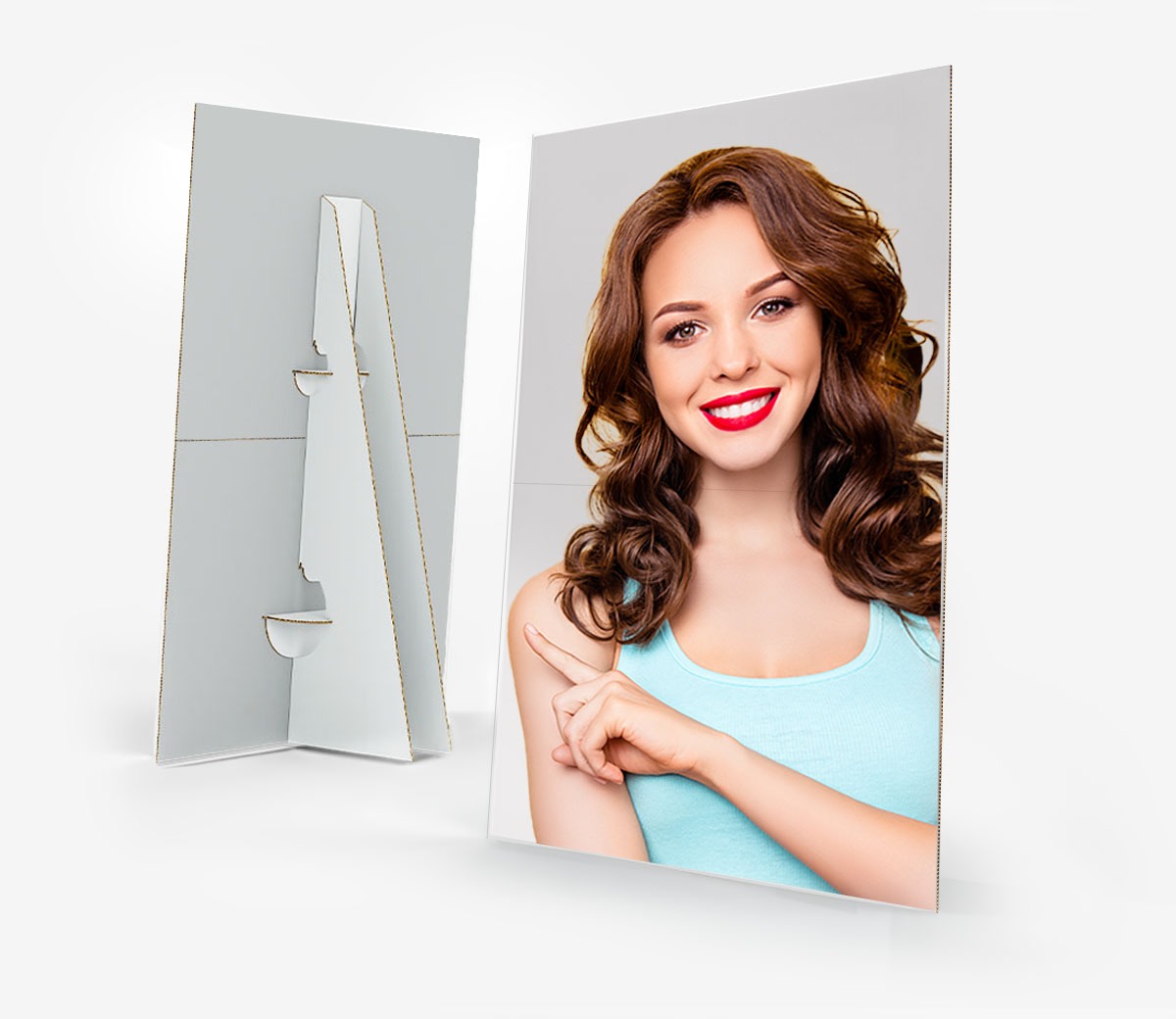 Chevalet carton stop trottoir promo