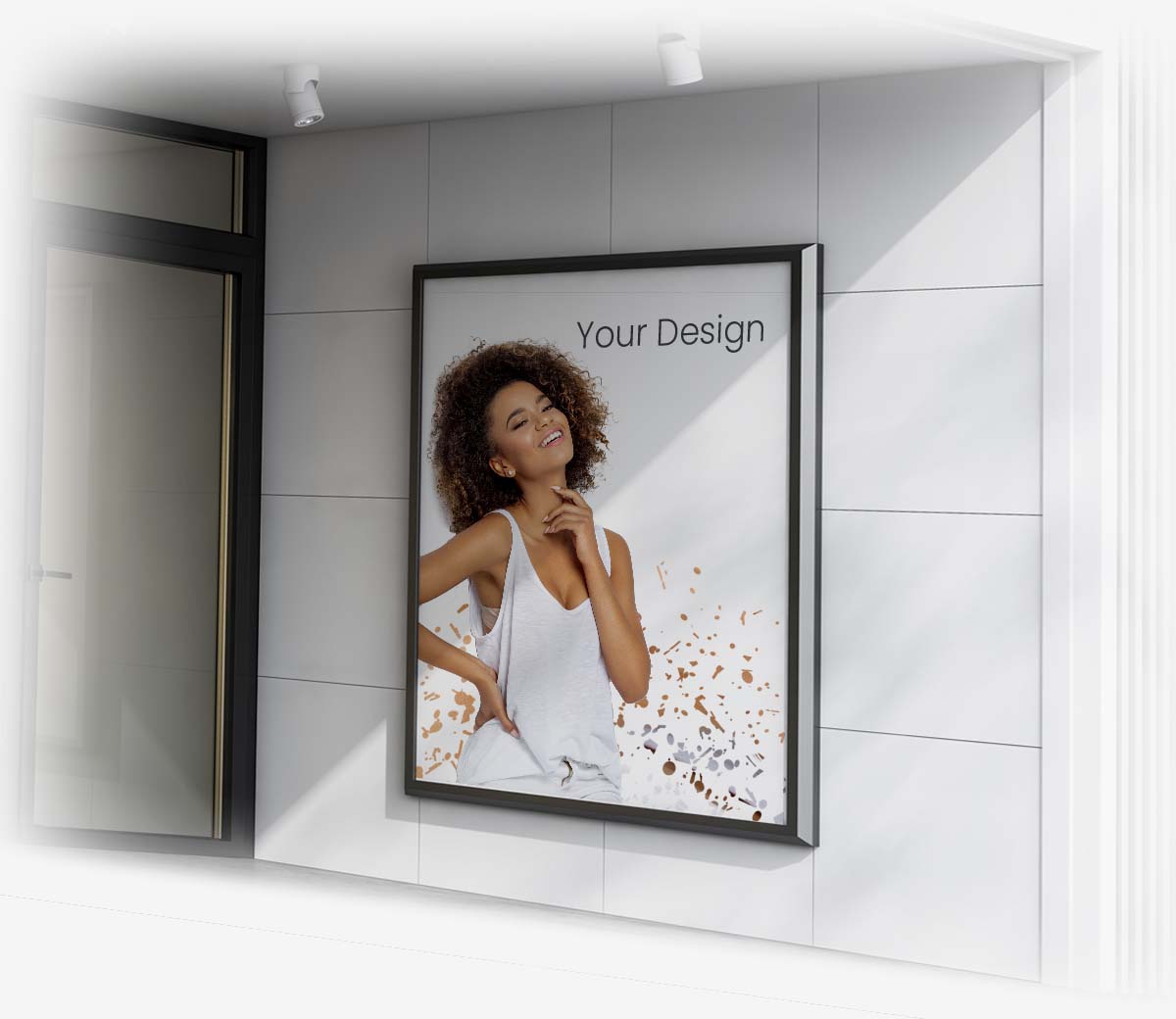 Tissu polyester Samba rétroéclairé