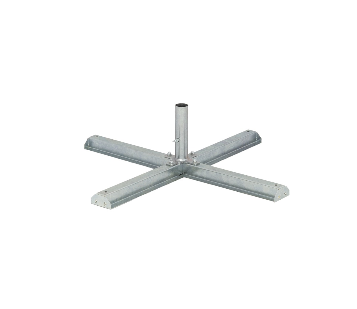 Base en acier pour parasol de bar