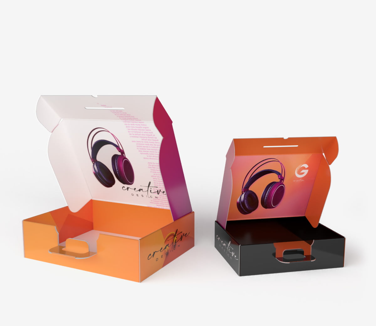 Boîtes valise carton E pour produits