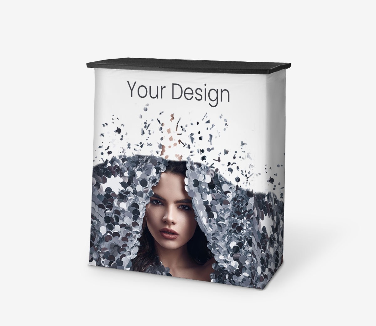 Comptoir publicitaire tubulaire