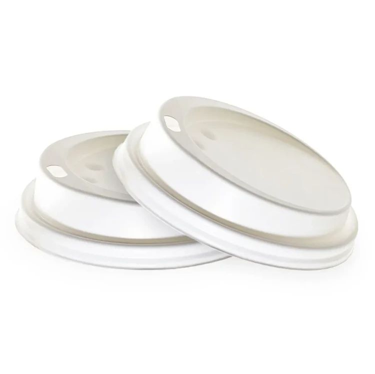Couvercles blancs pour gobelets 150 ml