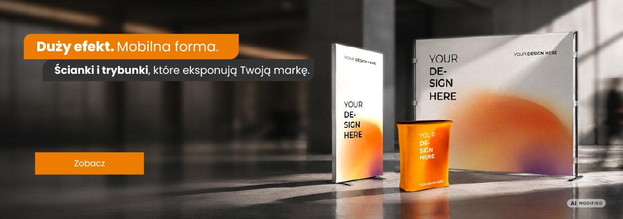 Ścianki i trybunki reklamowe - Shop Labo Print
