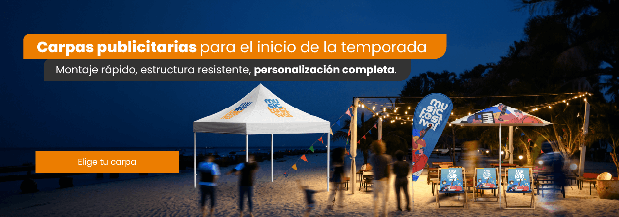 Carpas publicitarias - Shop Labo Print