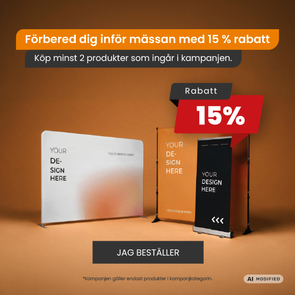 Förbered dig inför mässor till rabatterat pris – Handla hos Labo Print