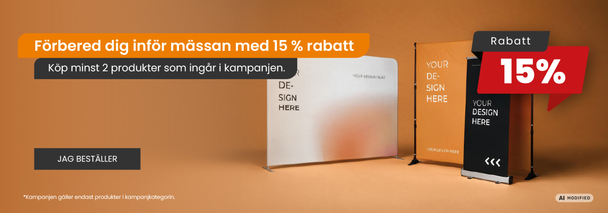 Förbered dig inför mässor till rabatterat pris – Handla hos Labo Print