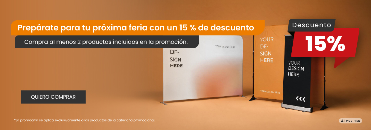 Prepárate para las ferias comerciales con descuento: compra en Labo Print.