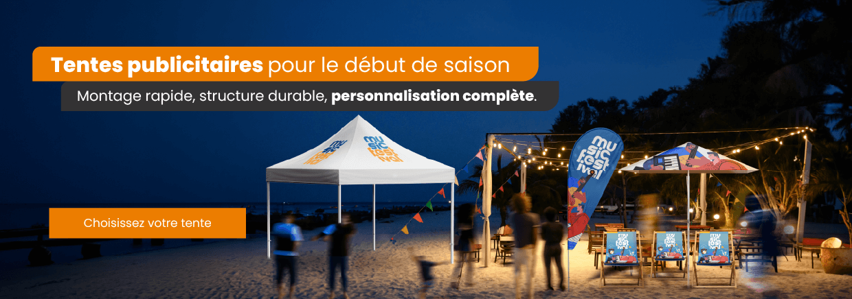 Tentes publicitaires - Shop Laboprint